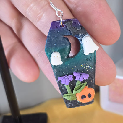 Handmade Lunar Cript Earrings