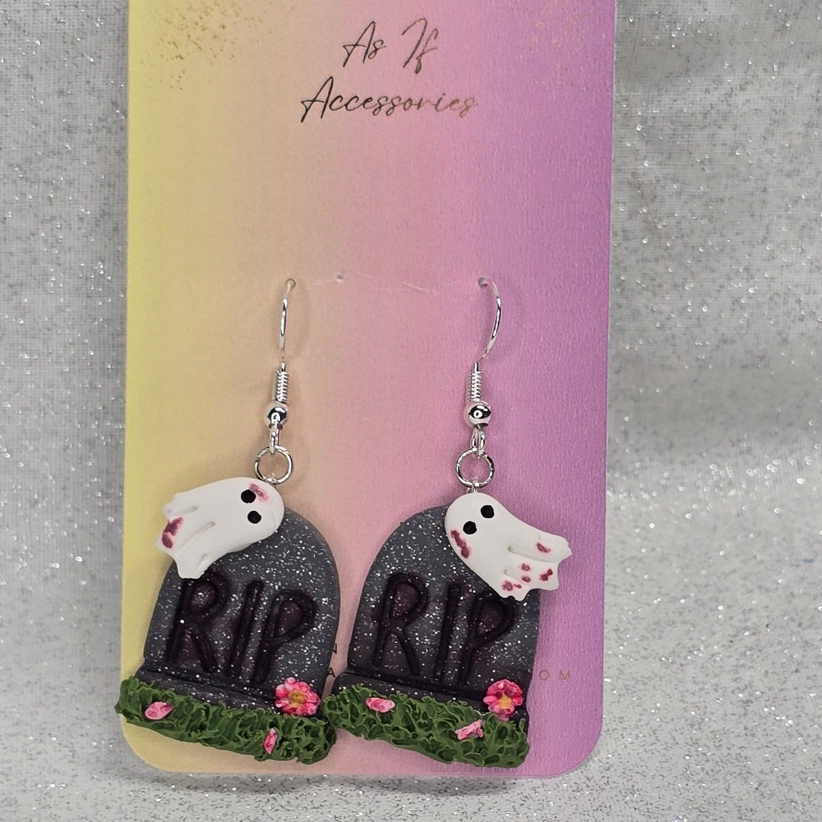 Haunted Tombstone Earrings