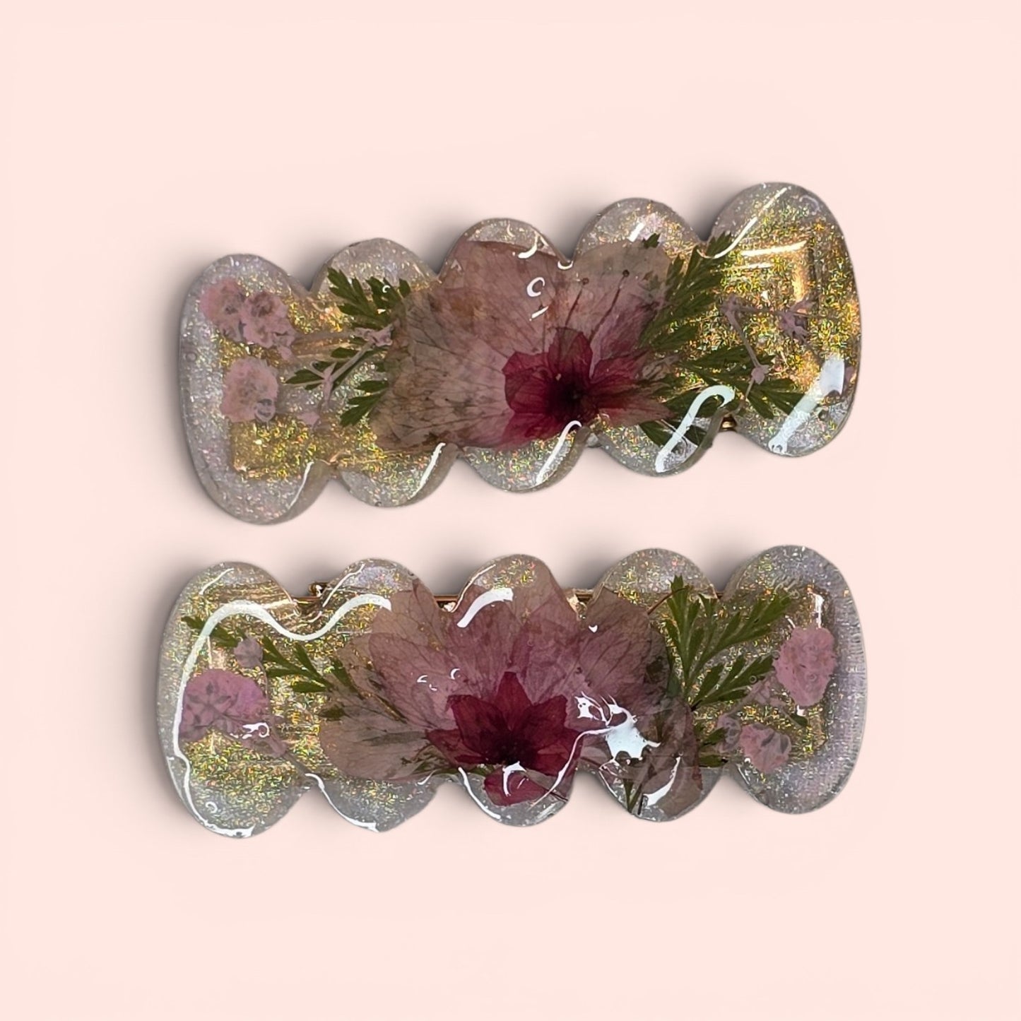 Botanical Hairclips 1 pair
