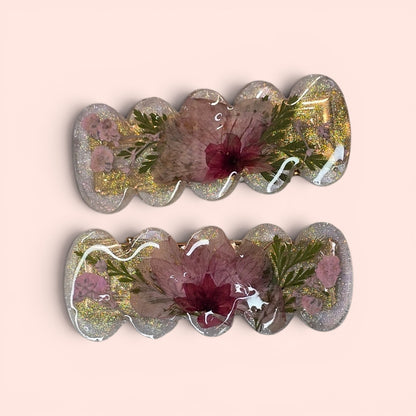 Botanical Hairclips 1 pair