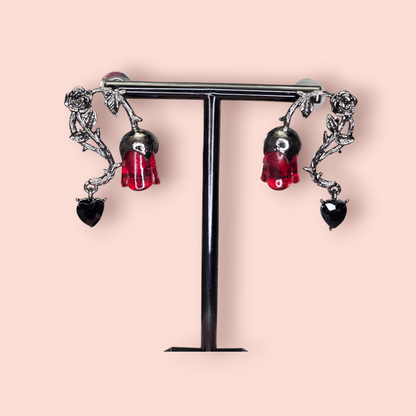 Gothic Rose Earrings