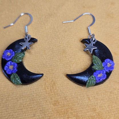 Kristyn Cresent Moon Handmade Earrings