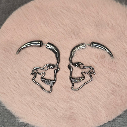 Skull Plug Earrings