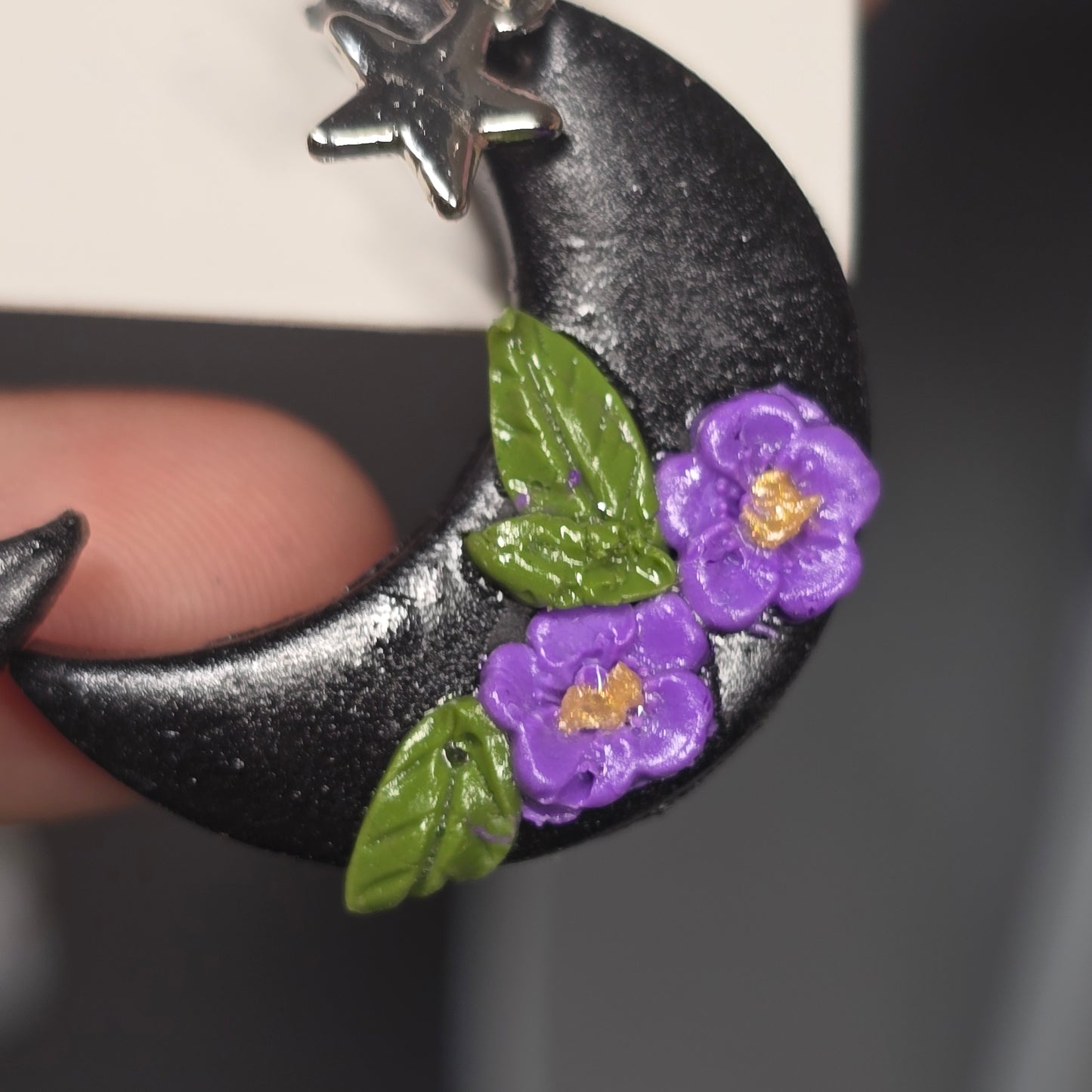 Kristyn Cresent Moon Handmade Earrings