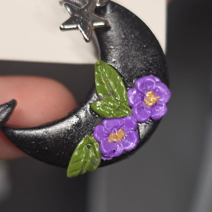 Kristyn Cresent Moon Handmade Earrings
