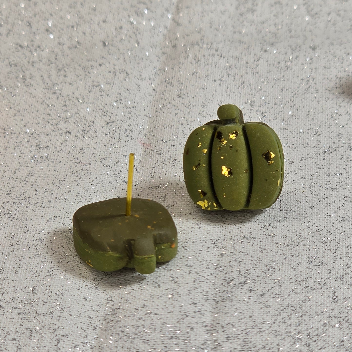 Small Colorful Fall Pumpkins Earrings