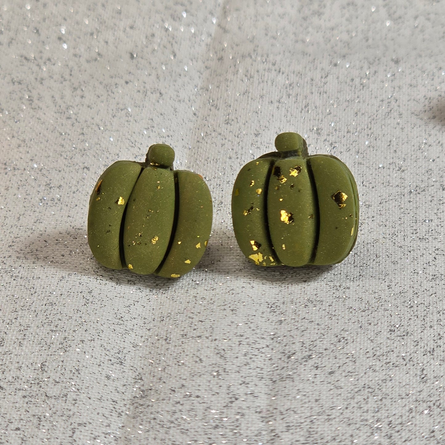 Small Colorful Fall Pumpkins Earrings