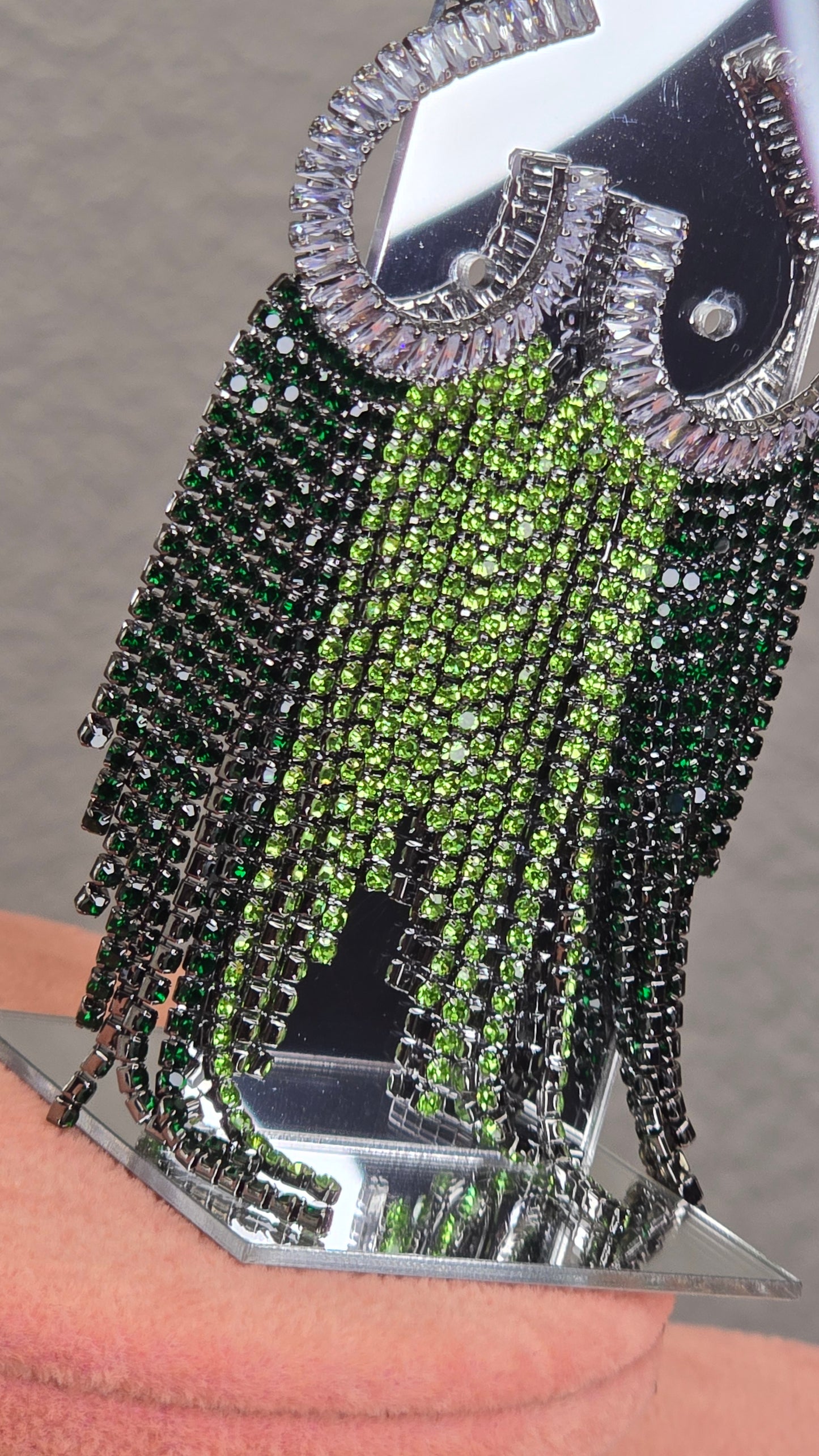 Elegant Green Valley Rodeo Earrings