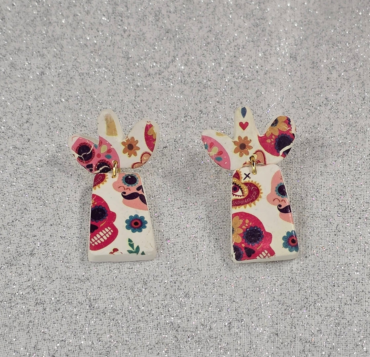 Skulls Everywhere Dangle Earrings