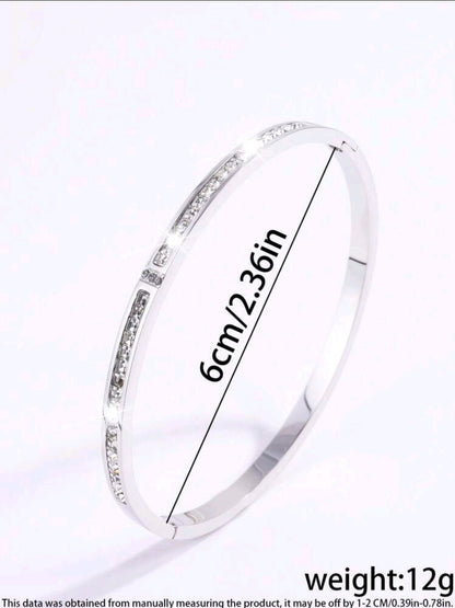 Silver State Stainless Steel Bangle