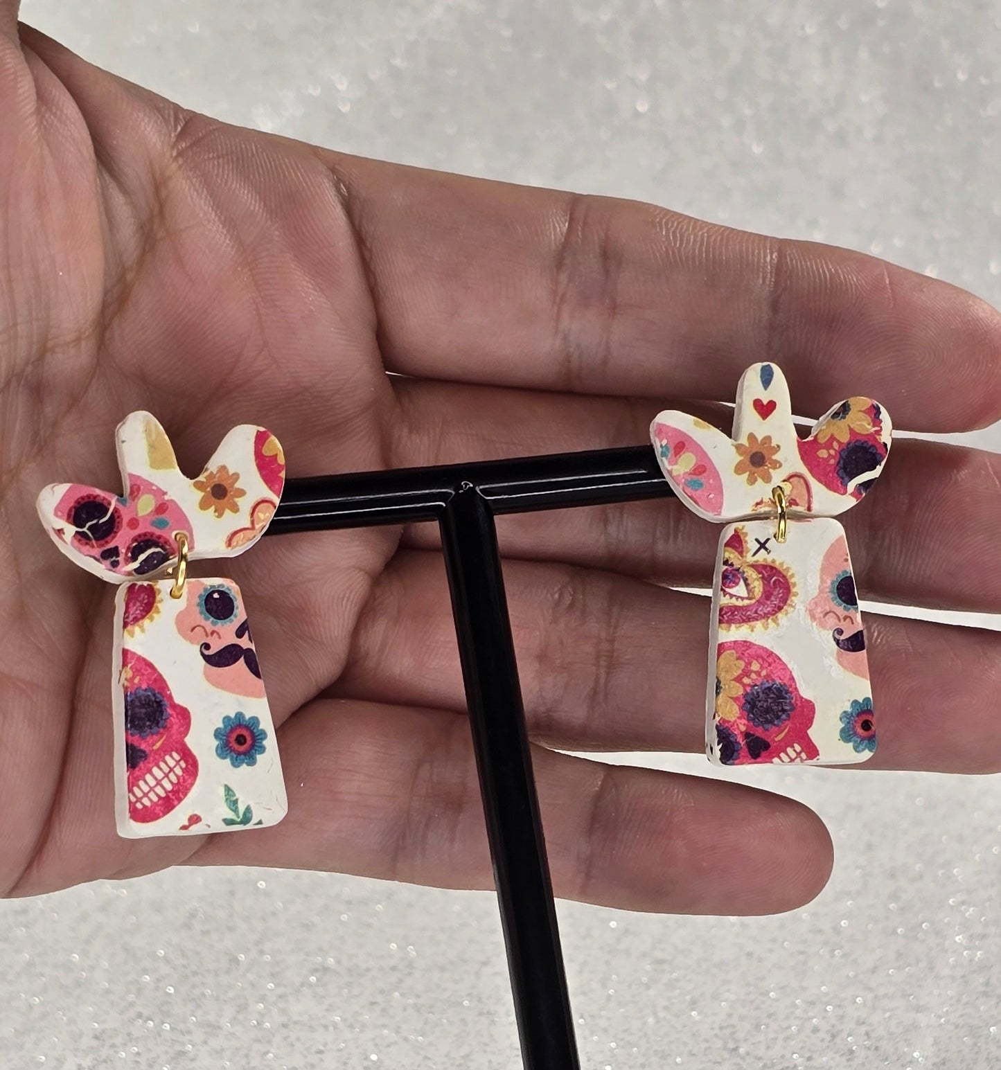 Skulls Everywhere Dangle Earrings