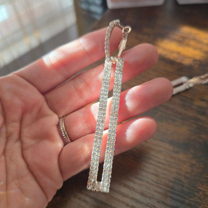 Sparkle Me Geometry Hook earrings