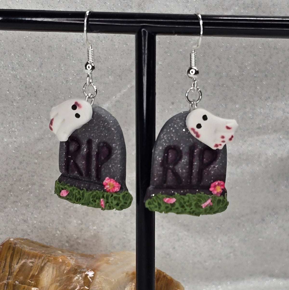 Haunted Tombstone Earrings
