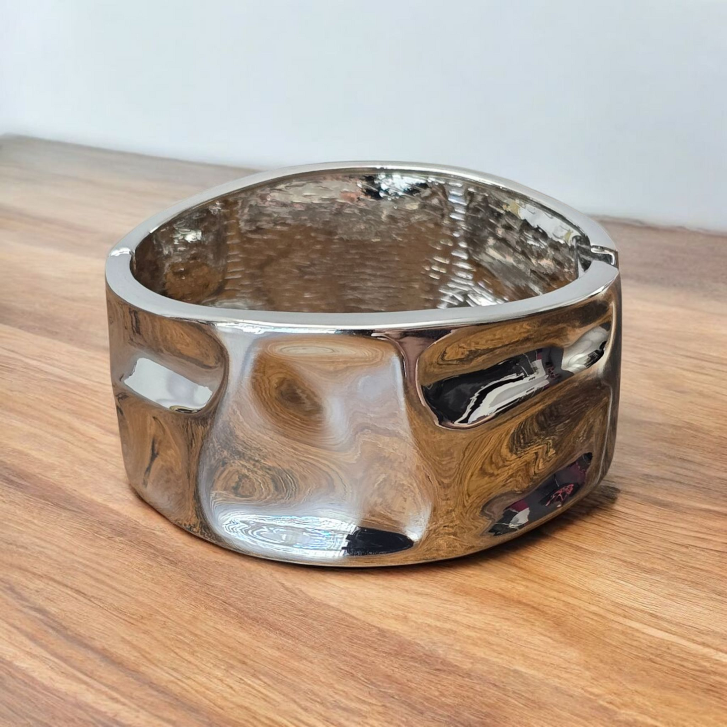 Large Silver Cuff Bracelet