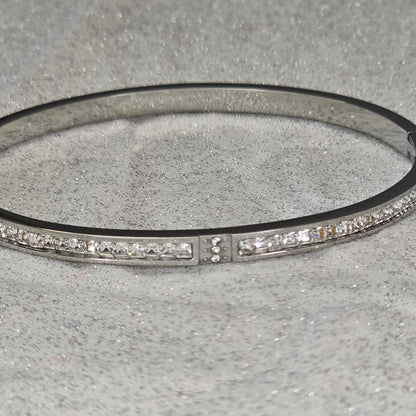Silver State Stainless Steel Bangle