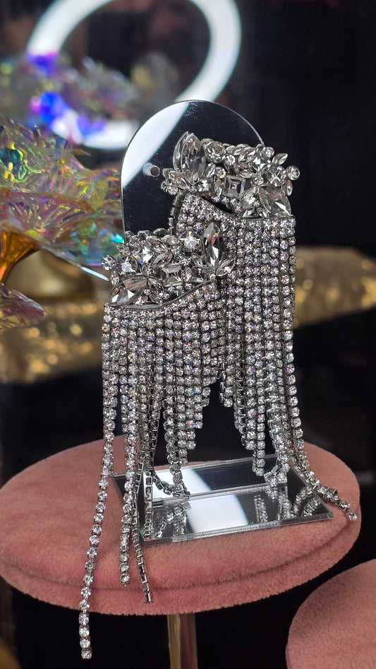 Exquisite Shimmer Cascade Earrings