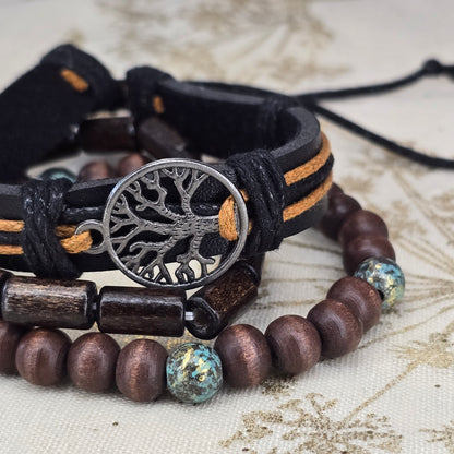 Tree of Life Tribal Bracelet set