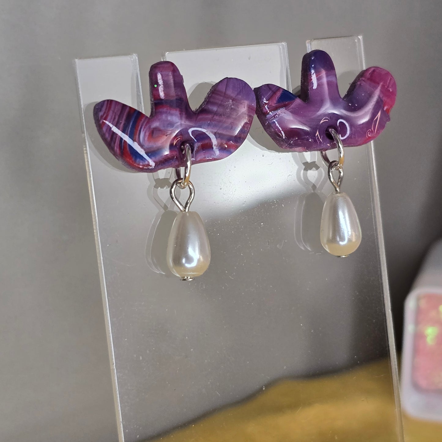 Lilac Sweetness Earrings- Handmade