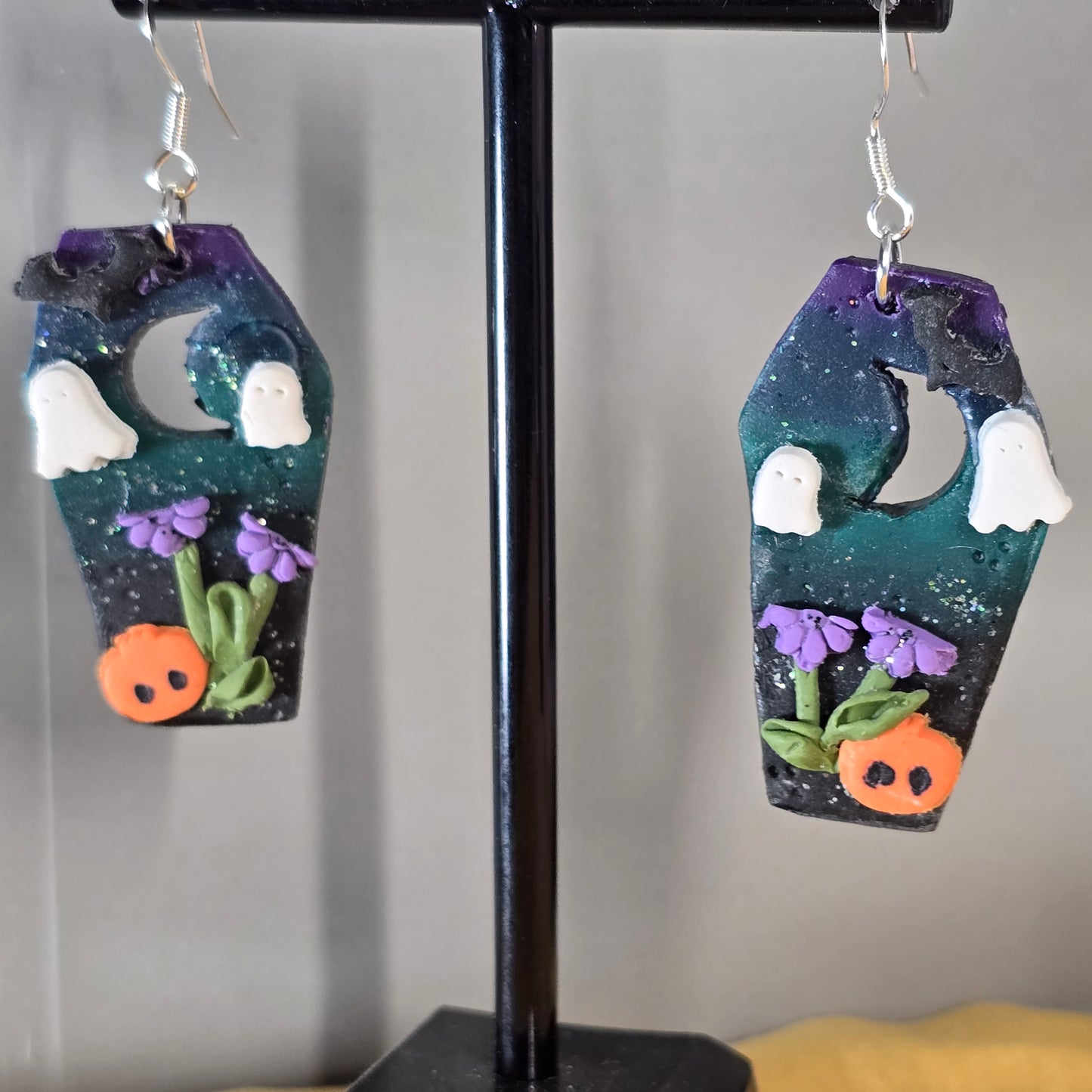 Handmade Lunar Cript Earrings
