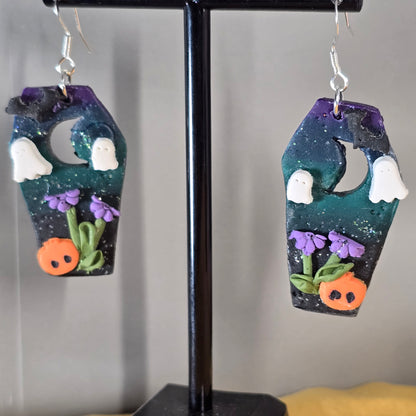 Handmade Lunar Cript Earrings