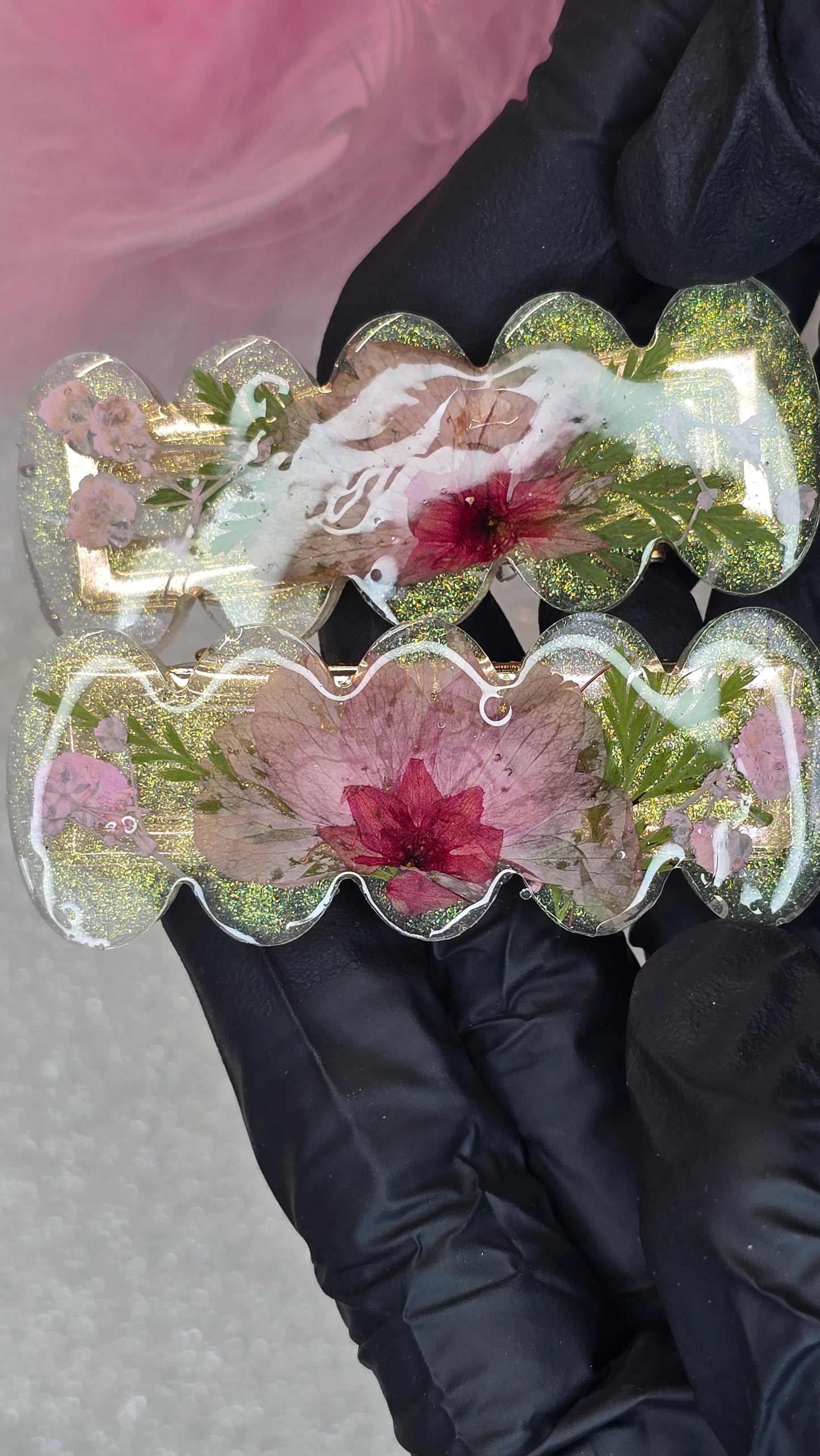 Botanical Hairclips 1 pair