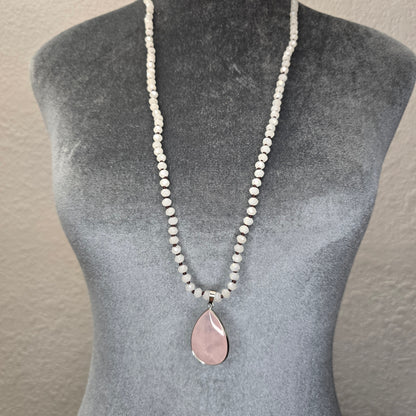 Bead Stone Long Necklace