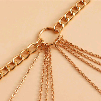 Multilayer Waist Body Chain