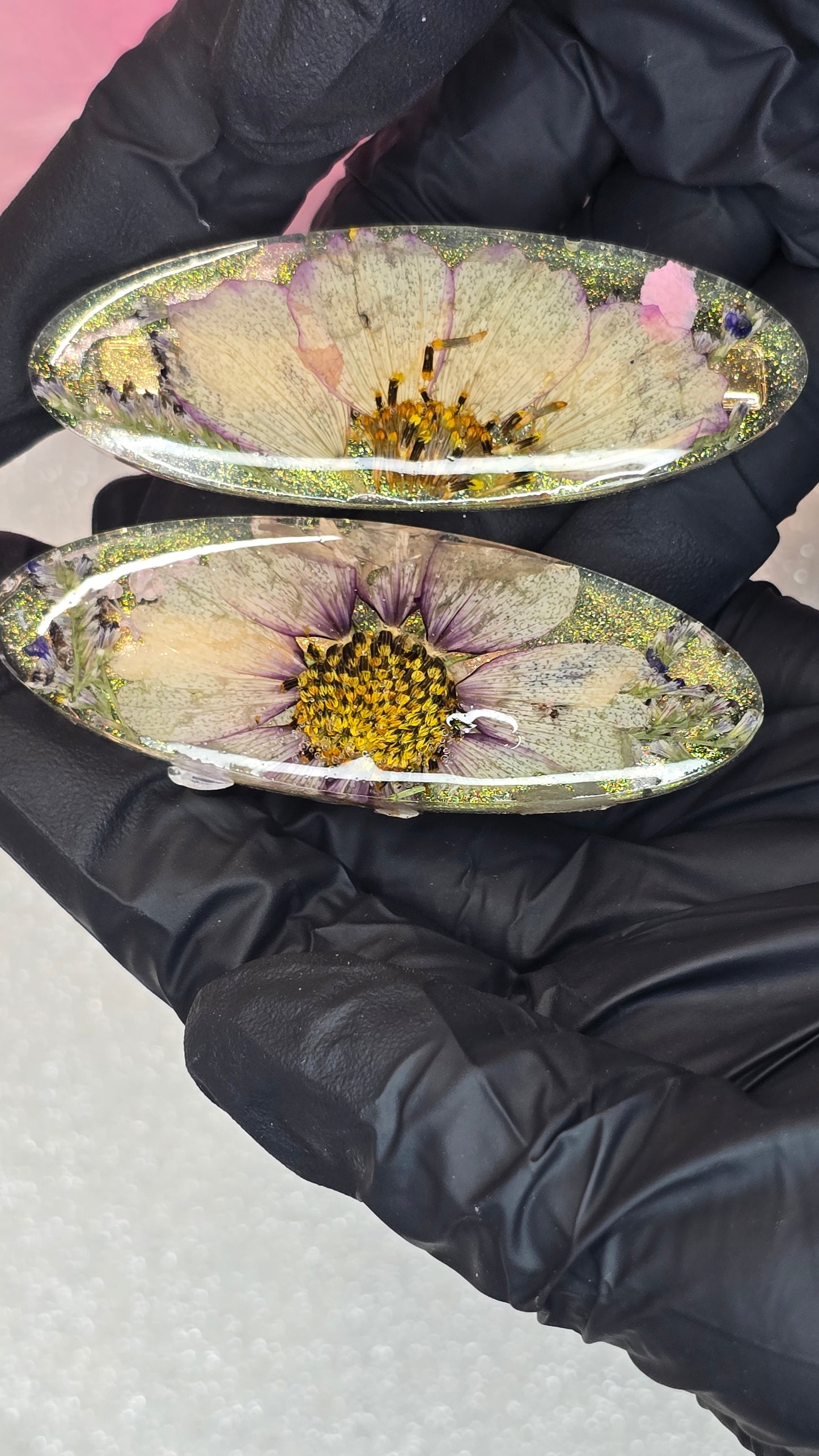 Botanical Hairclips 1 pair