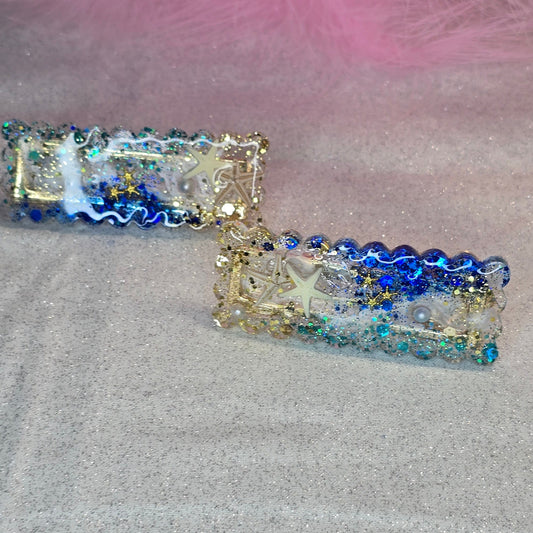 Sea Sides Hairclips 1 pair