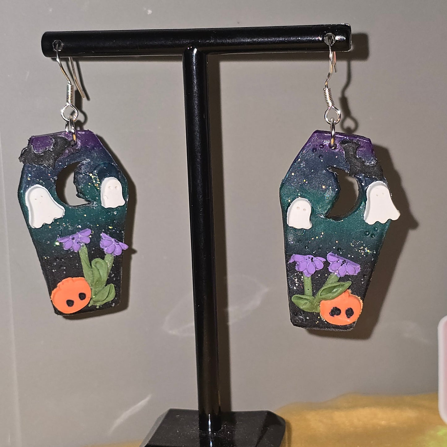 Handmade Lunar Cript Earrings