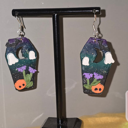 Handmade Lunar Cript Earrings