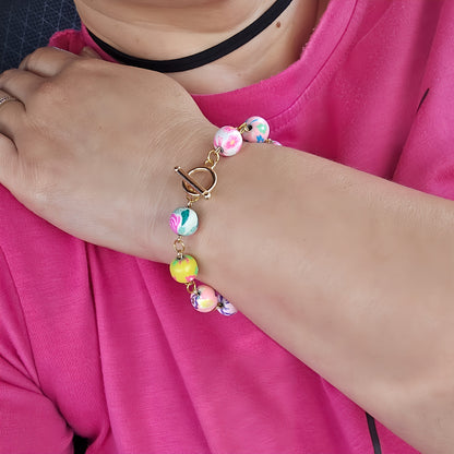 Multicolor Bead Bracelet