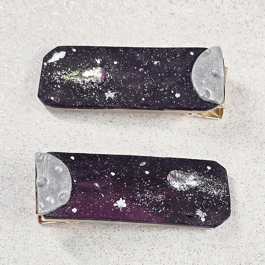 Handmade Cosmic Hairclip Set