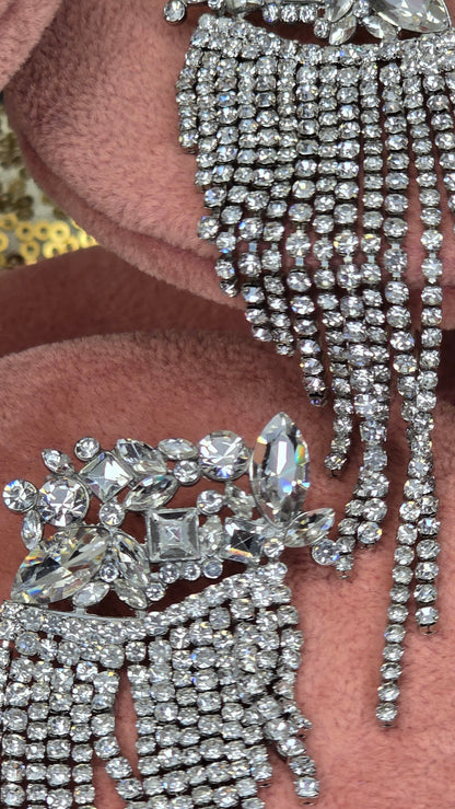 Exquisite Shimmer Cascade Earrings