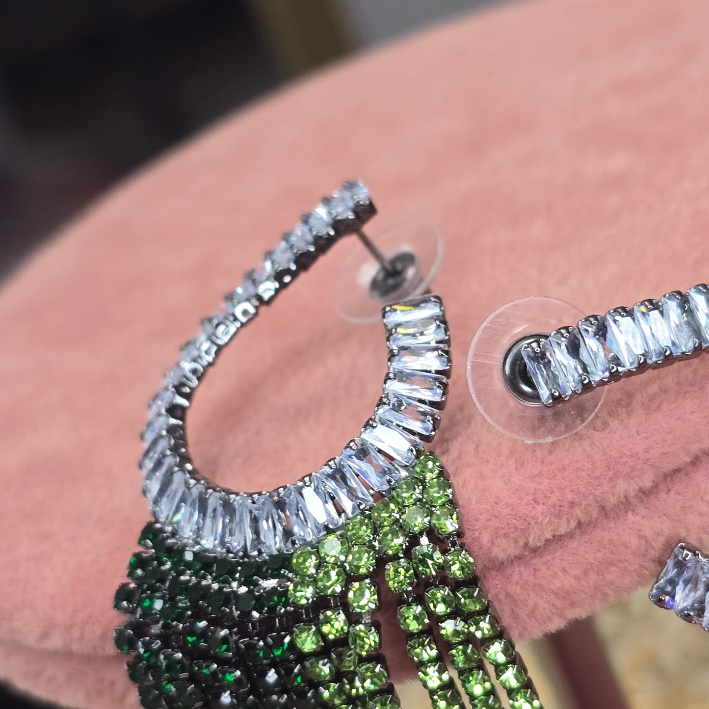 Elegant Green Valley Rodeo Earrings
